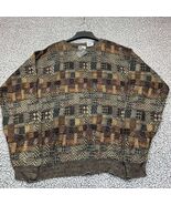 Vintage Untied Sweater Men Extra Large Black Urban Renewal Long Sleeve N... - $54.28 CAD