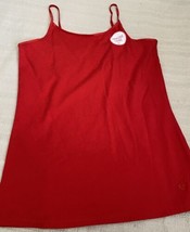 NEW Girls Justice Tank Top Red Braless Cami size 18 plus - $5.79