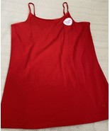 NEW Girls Justice Tank Top Red Braless Cami size 18 plus - £4.55 GBP