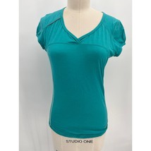 Icebreaker GT 150 Ultralite Women&#39;s Short Sleeve T-Shirt Sz S Turquoise Blue - $35.28