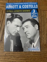 Abbott And Costello 3 Shows DVD - £14.93 GBP