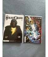 “LOT Of 2”  Black Adam #1 (DC 2022) 1st App Malik, White Adam Limited Se... - $4.83