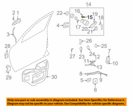 ( 10 pieces ) 19120148 Genuine GM Tumbler Front Side 00 - 05 Impala, Mon... - $649.54 MXN
