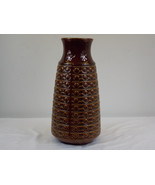 Vintage JASBA WEST GERMAN POTTERY Retro Vase MID-CENTURY MODERN Fat Lava - $99.99