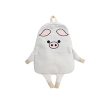 Women Backpack Japanese Harajuku Cute Lucky Cat  Piggy Printed Backbag Preppy St - £29.23 GBP