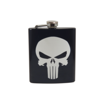 Punisher Custom Flask Canteen Collectible Gift Video Games Spiderman Dea... - $26.00