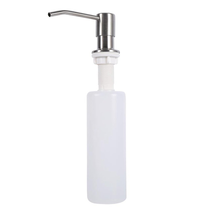 Soap Dispenser for Kitchen Sink Brushed Nickel Stainless Steel Countertop Pump - £13.22 GBP