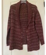 Women&#39;s Burgundy/Red Cardigan *Pre-owned - £10.65 GBP