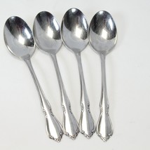 Oneidacraft Chateau Oval Soup Spoons 6 7/8&quot; Stainless Lot of 4 - £11.43 GBP