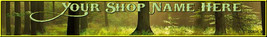 Green Forest  website Shop custom made banner Forest 1 - £5.58 GBP