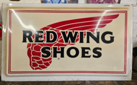LARGE Vintage Red Wing Shoes Sign Boot Advertisement  Shoe store work we... - £513.84 GBP