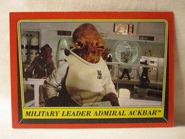 1983 Star Wars - Return of the Jedi Trading Card #124:  Admiral Ackbar - £1.58 GBP