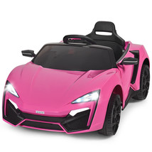 12V Kids Ride On Car 2.4G RC Electric Vehicle w/ Lights MP3 Openable Doors Pink - £236.92 GBP