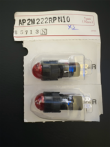 1PCS AP2M222-RIDEC Miniature Pilot Light LED Red Dome Shape 24V DC ±10 12mm - £6.80 GBP