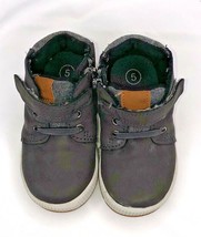 Cat And Jack Toddler Boys Charcoal Shoes Size 5 - £11.69 GBP