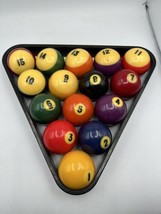 VTG Brunswick Billiard Pool Ball Set Rack Brunswick Triangle Balls  - $38.52