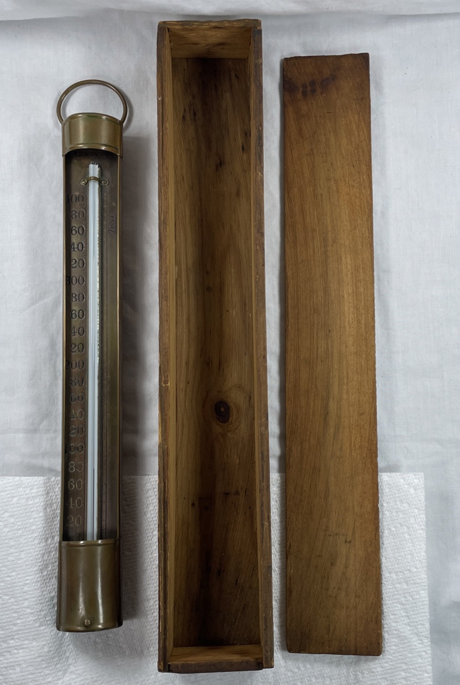 Vintage Thermometer W.D. Allen &amp; Company Chicago Brass Thermometer Tycos - $58.16