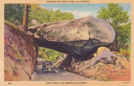Arch Rock Generals Highway Sequoia National Park California CA 1946 Postcard D20 - £2.36 GBP