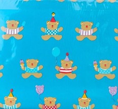 Vintage American Greetings Gift Wrap Paper Children&#39;s Birthday Baby Boy ... - £7.80 GBP