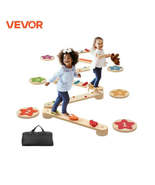 VEVOR 6 PCS Balance Beam Stepping Stones Indoor Outdoor Wooden Toddler B... - $95.52 CAD+