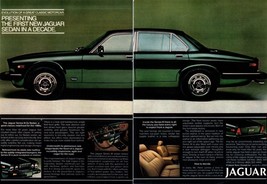 1980 Jag Jaguar Series III XJ Luxury Sedan 2 Page Vintage Print Ad 80s Wall Art - $10.97