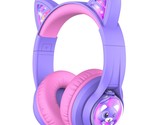 iClever Kids Bluetooth Headphones, BTH19 Cat Ear Wireless Headphones LED... - £48.19 GBP