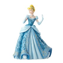 Disney Cinderella Figurine with Blue Dress 8.25" High Enesco Princess 4058288 image 1