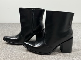 Miguel Jones COWBOY BOOTS Platform 4&quot; High Heel Ankle Boots Mens 8? Drag... - $3,654.17 MXN