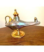 Vintage Aladdin Oil Lamp Glass Genie Lamp Bottle Very Cool Home Decor - $43.60