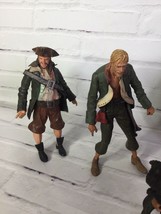 NECA Disney Pirates of The Caribbean Action Figure Lot Ragetti Blackbeard Maccus - £46.33 GBP