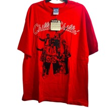Men&#39;s Manifest T shirt red print chillin Hip Hop Ghetto Blaster Boom Box... - $29.69