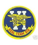 US NAVY  USN SEALS SEAL TEAM VI 6 EMBROIDERED 4&quot; PATCH - £23.59 GBP