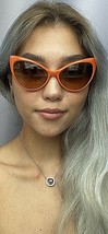 Tom Ford TF303 Anastasia Cat Eye Orange Retro Women&#39;s Sunglasses - £119.87 GBP
