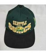 VTG 90s G.C.C. The G Cap NBA Seattle SuperSonics Snapback Hat Green Men&#39;... - $160.49 CAD