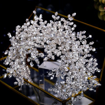 Wedding Tiaras Crowns for Women Baroque Crystal Headband Rhinestone Hair... - £90.61 GBP