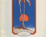 Fontainebleau Hilton Hotel Room Service Menu Miami Beach Florida 1978 TIKI - £53.68 GBP