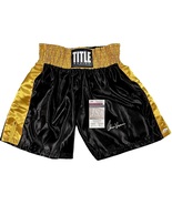 THOMAS HEARNS SIGNED Autographed BOXING TRUNKS The Hitman JSA CERTIFIED ... - £110.72 GBP