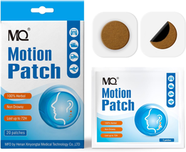 MQ Motion Sickness Patch,20 Count,Non Drowsy Sea Sickness Patches behind Ear for - £10.94 GBP