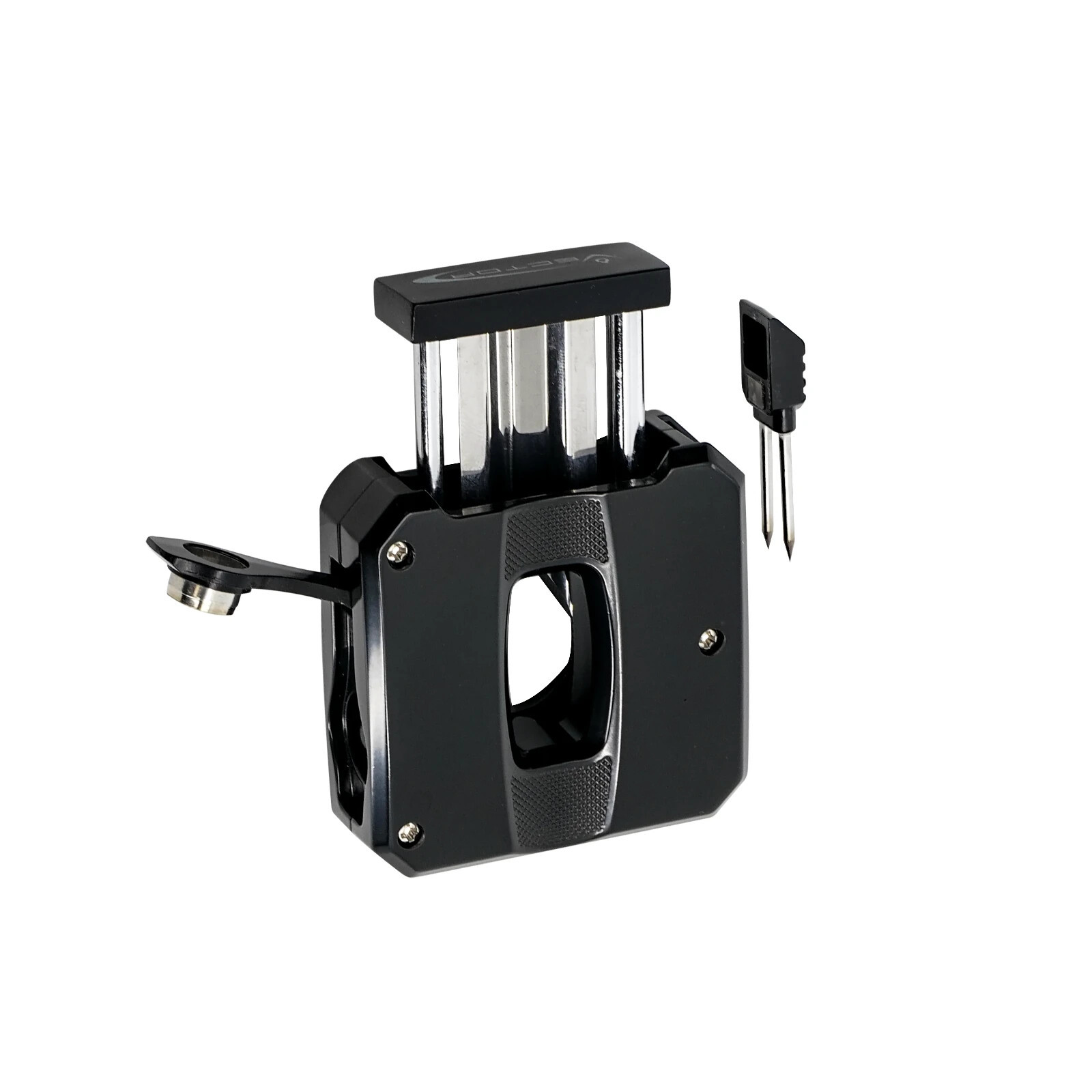 Vector V Cube Multi-Use Cigar Cutter Black Matte - VECTOR BLACK MATTE VC... - $48.99