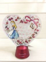Disney Alice in Wonderland Heart Shape Figure Toy Night Light Lamp. RARE... - £47.18 GBP