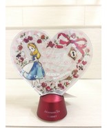 Disney Alice in Wonderland Heart Shape Figure Toy Night Light Lamp. RARE... - £47.95 GBP