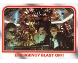 1980 Topps Star Wars #53 Emergency Blast Off! Han Solo Princess Leia A - $0.89