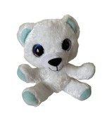 Lumo Stars Nalle White Polar Bear Plush Stuffed Animal 10 Inch Big Eyes ... - £12.37 GBP