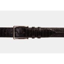 The Boss Black Snake Leather Belt image 2