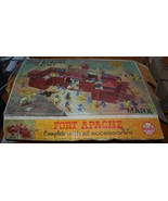 Vintage MARX Fort Apache Playset  3681 W/ Box  - £224.93 GBP