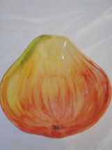 Vintage Pear bowl Made in Italy VIETRI BEL ORTO 8194 Estate Find - $268.72 MXN