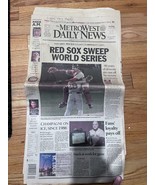 October 28 2004 Boston Red Sox Sweep St Louis Cardinals World Series - $34.50