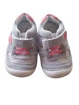 Tucker + Tate Infant 4Months Shoes Girls Grey Pink Slip On Action Non Marking - $18.70