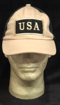 USA Flag SnapBack Baseball Cap By 1365. USA On Front And Stitched Flag O... - $19.79