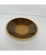 Taylor Smith &amp; Taylor Dessert Bowl Cannes Atomic Onion Brown Vintage Ret... - $26.08 CAD
